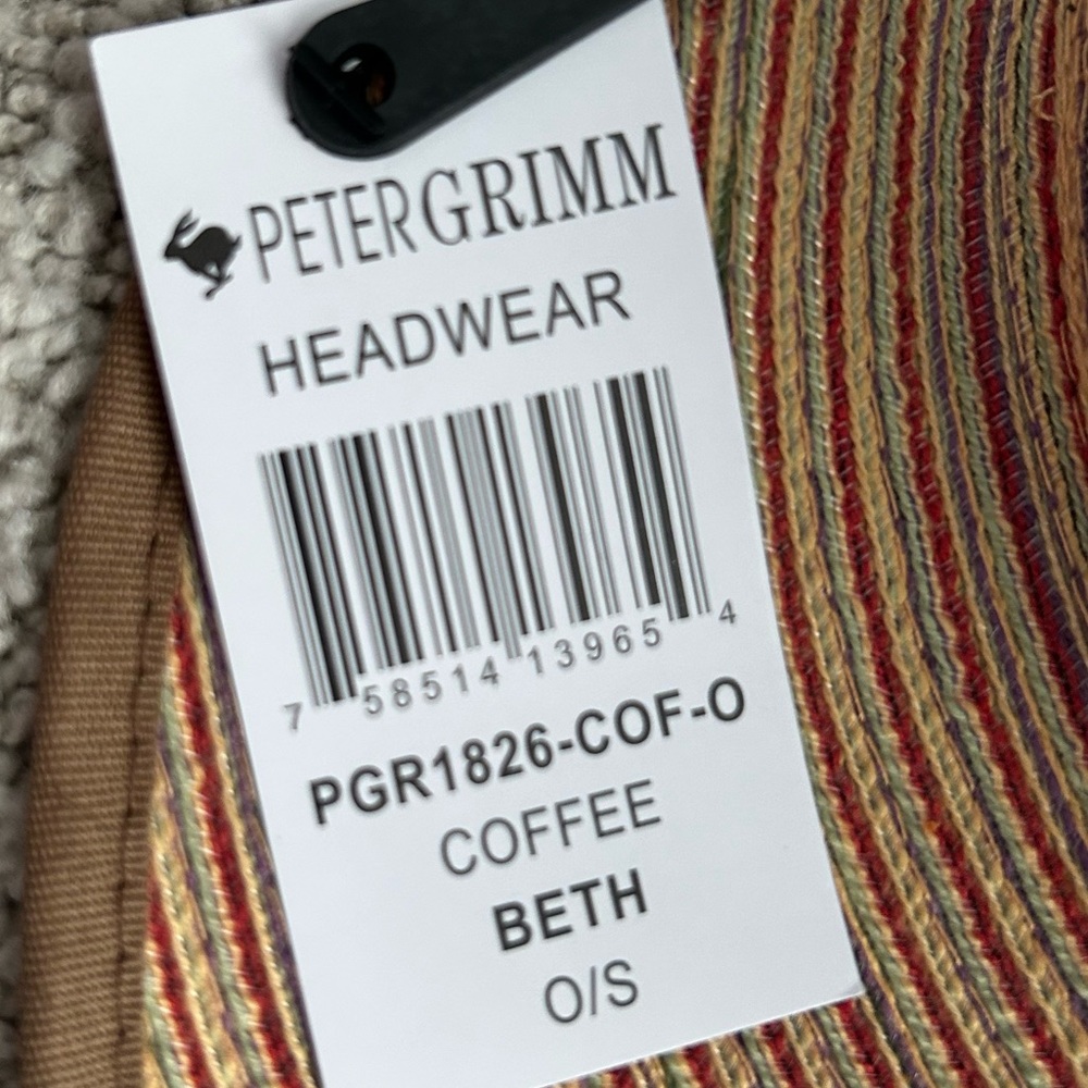 Peter Grimm BETH Wide Brim Sun Hat Cotton Nylon Blend OS Adjustable NEW - Picture 15 of 15
